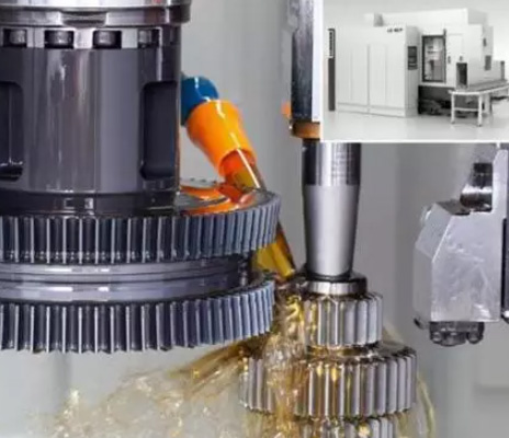 利勃海尔插齿机工作